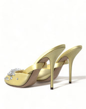 Load image into Gallery viewer, Dolce & Gabbana Crystal Embellished Silk Sandals