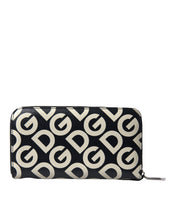 Load image into Gallery viewer, Dolce & Gabbana Multicolor DG Mania Leather Zip Around Continental Wallet