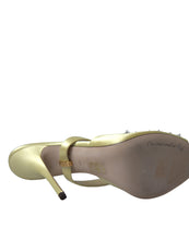 Load image into Gallery viewer, Dolce & Gabbana Crystal Embellished Silk Sandals