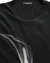 Load image into Gallery viewer, Dolce & Gabbana Black Floral Print Crewneck Pullover Sweater