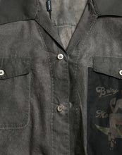 Load image into Gallery viewer, Dolce & Gabbana Dark Gray Cotton Collared Long Sleeves Shirt