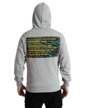 Load image into Gallery viewer, Dolce & Gabbana Gray Cotton Logo Hooded Sweatshirt Sweater