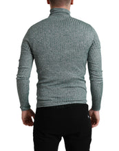 Load image into Gallery viewer, Dolce & Gabbana Green Polyester Turtleneck Pullover Sweater