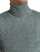 Load image into Gallery viewer, Dolce & Gabbana Green Polyester Turtleneck Pullover Sweater