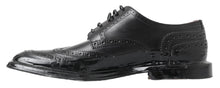 Load image into Gallery viewer, Dolce & Gabbana Elegant Black Leather Derby Shoes
