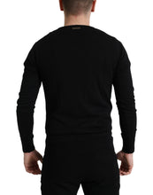 Load image into Gallery viewer, Dolce & Gabbana Black Cotton Crew Neck Men Pullover Sweater