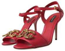 Load image into Gallery viewer, Dolce & Gabbana Red Stiletto Sandal Heels