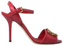 Load image into Gallery viewer, Dolce & Gabbana Red Stiletto Sandal Heels