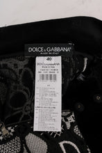 Load image into Gallery viewer, Dolce & Gabbana Elegant Lace Mini Skirt with Crystal Details