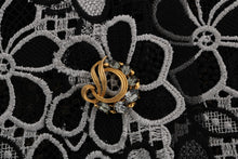 Load image into Gallery viewer, Dolce & Gabbana Elegant Lace Mini Skirt with Crystal Details