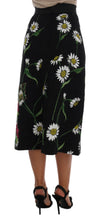Load image into Gallery viewer, Dolce & Gabbana Embellished A-Line Mid-Calf Skirt