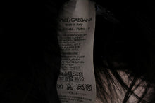Load image into Gallery viewer, Dolce & Gabbana Elegant Black Silver Fox Fur Wrap Scarf