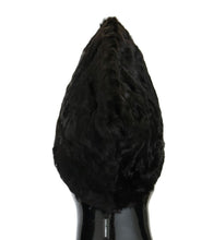Load image into Gallery viewer, Dolce & Gabbana Elegant Black Xiangao Fur Beanie Hat