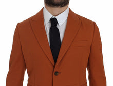 Load image into Gallery viewer, Dolce & Gabbana Orange Cotton Stretch Blazer