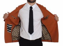 Load image into Gallery viewer, Dolce & Gabbana Orange Cotton Stretch Blazer