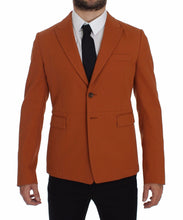Load image into Gallery viewer, Dolce & Gabbana Orange Cotton Stretch Blazer