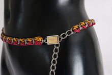 Load image into Gallery viewer, Dolce & Gabbana Elegant Multicolor Crystal-Embellished Belt