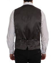 Load image into Gallery viewer, Dolce & Gabbana Elegant Striped Gray Waistcoat Vest