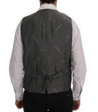 Load image into Gallery viewer, Dolce & Gabbana Elegant Gray Striped Waistcoat Vest