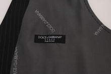 Load image into Gallery viewer, Dolce & Gabbana Elegant Striped Gray Waistcoat Vest