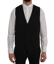 Load image into Gallery viewer, Dolce & Gabbana Sleek Black Single-Breasted Waistcoat