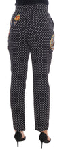 Load image into Gallery viewer, Dolce & Gabbana Elegant Polka Dot Embellished Trousers