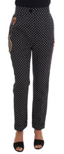 Load image into Gallery viewer, Dolce & Gabbana Elegant Polka Dot Embellished Trousers