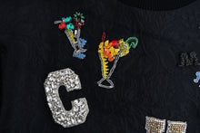 Load image into Gallery viewer, Dolce & Gabbana Enchanted Crystal Embellished Black Sweater