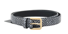Load image into Gallery viewer, Dolce & Gabbana Elegant Chevron Leather Waist Belt