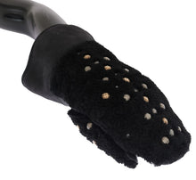 Load image into Gallery viewer, Dolce & Gabbana Studded Black Leather Gentleman's Gloves