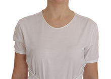 Load image into Gallery viewer, Dolce & Gabbana Elegant White Wrap Blouse with Crystal Accents