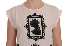 Load image into Gallery viewer, Dolce & Gabbana Embroidered Silk Sicily Frame Blouse