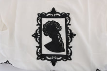 Load image into Gallery viewer, Dolce & Gabbana Embroidered Silk Sicily Frame Blouse