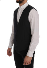 Load image into Gallery viewer, Dolce & Gabbana Elegant Gray Striped Wool Blend Vest