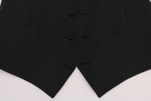 Load image into Gallery viewer, Dolce & Gabbana Elegant Gray Striped Wool Blend Vest