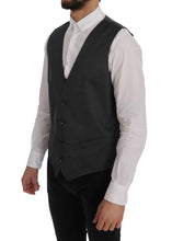 Load image into Gallery viewer, Dolce & Gabbana Sleek Gray Single-Breasted Waistcoat Vest
