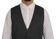 Load image into Gallery viewer, Dolce & Gabbana Sleek Gray Single-Breasted Waistcoat Vest