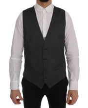 Load image into Gallery viewer, Dolce & Gabbana Sleek Gray Single-Breasted Waistcoat Vest