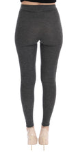 Load image into Gallery viewer, Dolce & Gabbana Chic Gray High Waist Cashmere Tights Pants