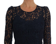 Load image into Gallery viewer, Dolce & Gabbana Elegant Floral Lace A-Line Dress