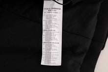 Load image into Gallery viewer, Dolce & Gabbana Chic Black & Blue Short Trench Jacket