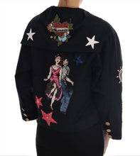 Load image into Gallery viewer, Dolce & Gabbana Enchanted Blue Crystal Embroidered Coat