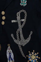 Load image into Gallery viewer, Dolce & Gabbana Enchanted Blue Crystal Embroidered Coat