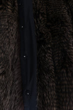 Load image into Gallery viewer, Dolce & Gabbana Elegant Brown Raccoon Fur Knee-Length Coat