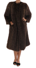 Load image into Gallery viewer, Dolce & Gabbana Elegant Brown Raccoon Fur Knee-Length Coat
