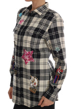 Load image into Gallery viewer, Dolce & Gabbana Enchanted Sequin Checkered Wool Shirt