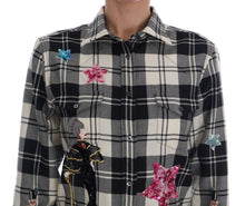 Load image into Gallery viewer, Dolce & Gabbana Enchanted Sequin Checkered Wool Shirt