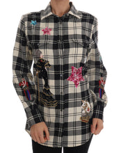 Load image into Gallery viewer, Dolce & Gabbana Enchanted Sequin Checkered Wool Shirt