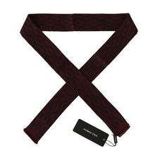 Load image into Gallery viewer, Dolce & Gabbana Silk Bordeaux Crown Chili Print Mens Scarf