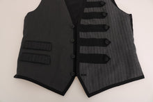 Load image into Gallery viewer, Dolce & Gabbana Elegant Gray Torrero Pattern Formal Vest
